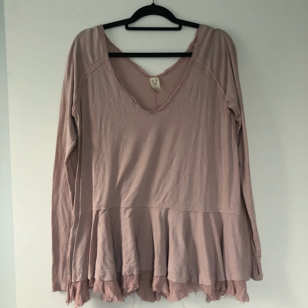 Blush Free People top